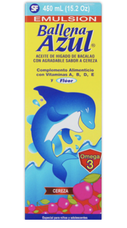 BALLENA EMULSIÓN AZUL CEREZA 450 ML