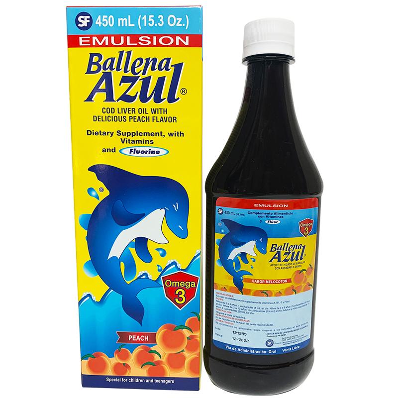 EMULSIÓN BELLENA AZUL MELOCOTÓN 450 ML