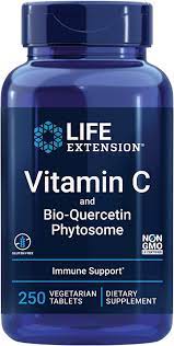 LIFE EXTENSION VITAMIN C BIO QUERCETIN PHYTOSOME 250