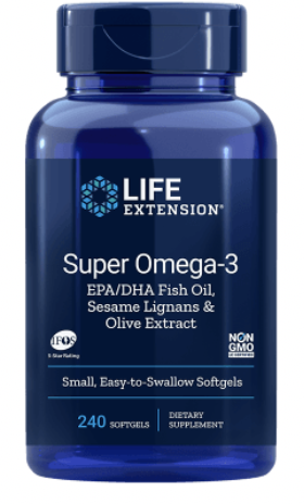 LIFE EXTENSION SUPER EPA/DHA W/SESAME 120CAP