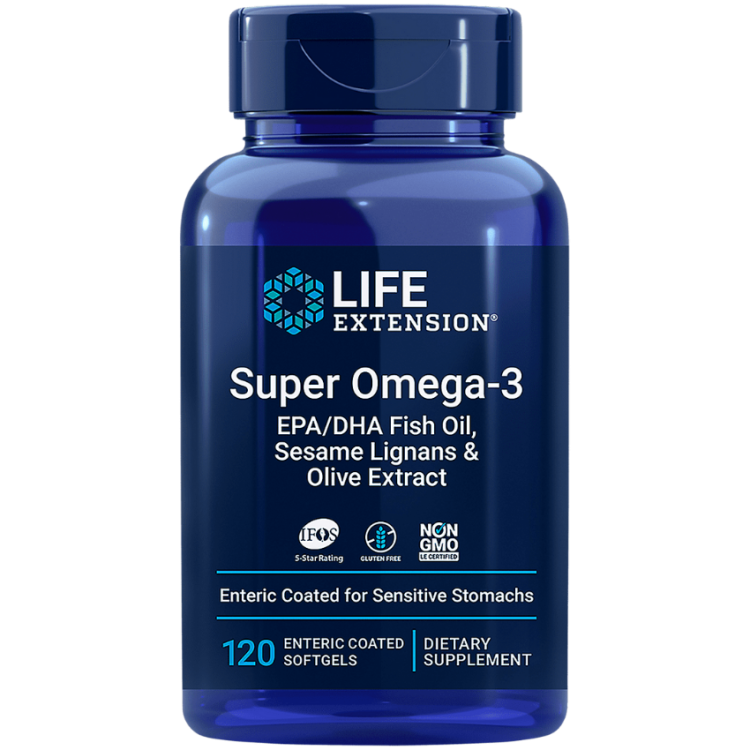 LIFE EXTENSION SUPER EPA/DHA W/SESAME 120CAP