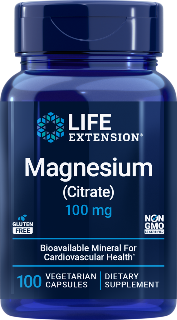 LIFE EXTENSION MAGNESIUM CITRATE 100MG 100CAP