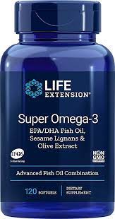 LIFE EXTENSION SUPER OMEGA 3- 120 ENTERIC