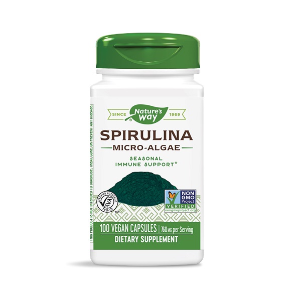 Nature'S Way Spirulina Micro Algae 100Cap