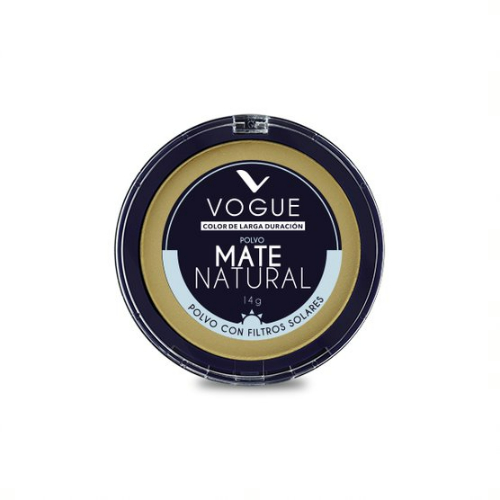 VOGUE POLVO COMPACTO MATE NATURAL ACEITUNA 14 GRS