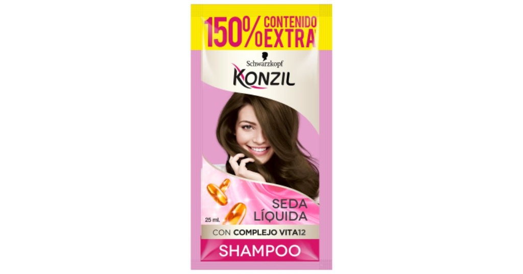 KONZIL SUAVIDAD-SEDA VITAMINA12 SHAMPOO 25ML