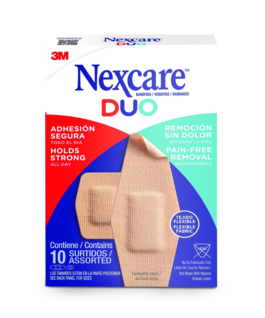NEXCARE BANDITAS DUO 10 UNDS