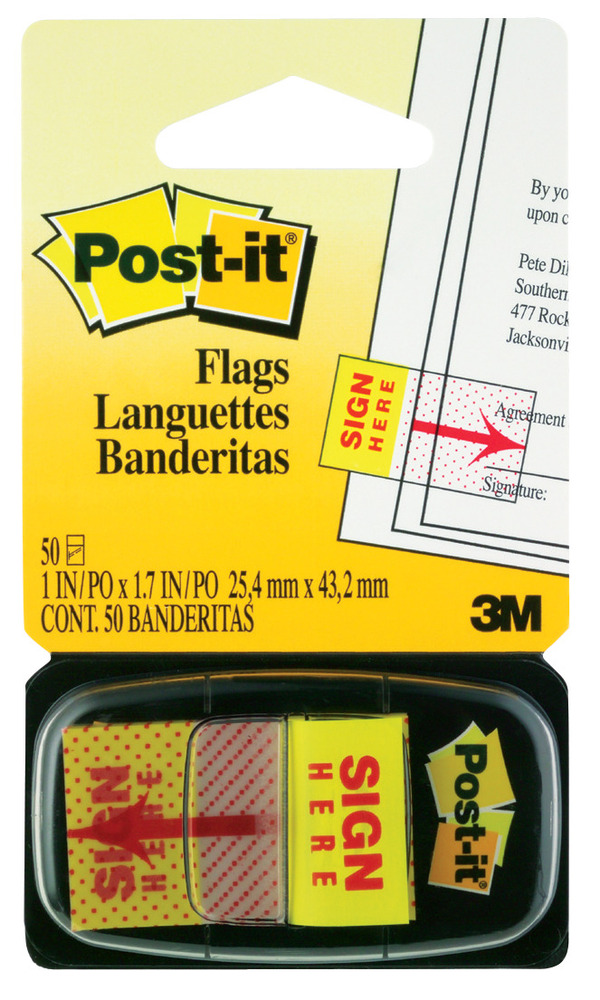 POST IT BANDERITAS FIRME 680-9 25MMX43MM
