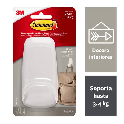 COMMAND GANCHO JUMBO QUARZO 17088 7.5LB