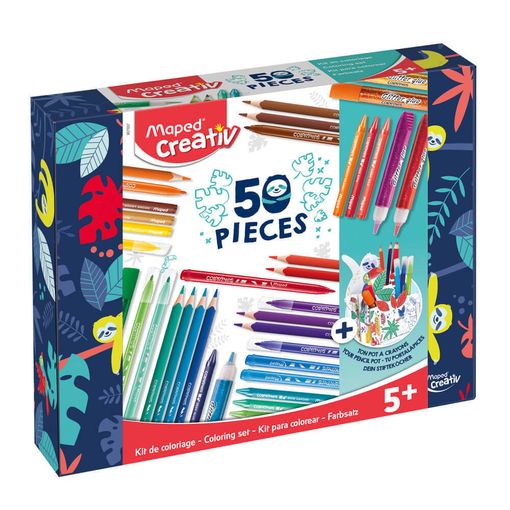 MAPED CREATIVE KIT DE COLOREAR 50PZS
