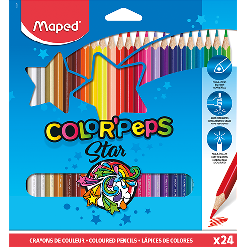 Maped Lapices De Colores Peps 24 Und