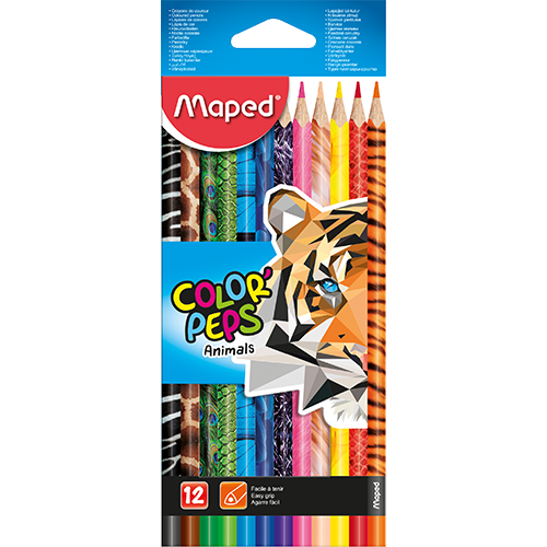 Maped Lapices Color Peps Animal 12 Und