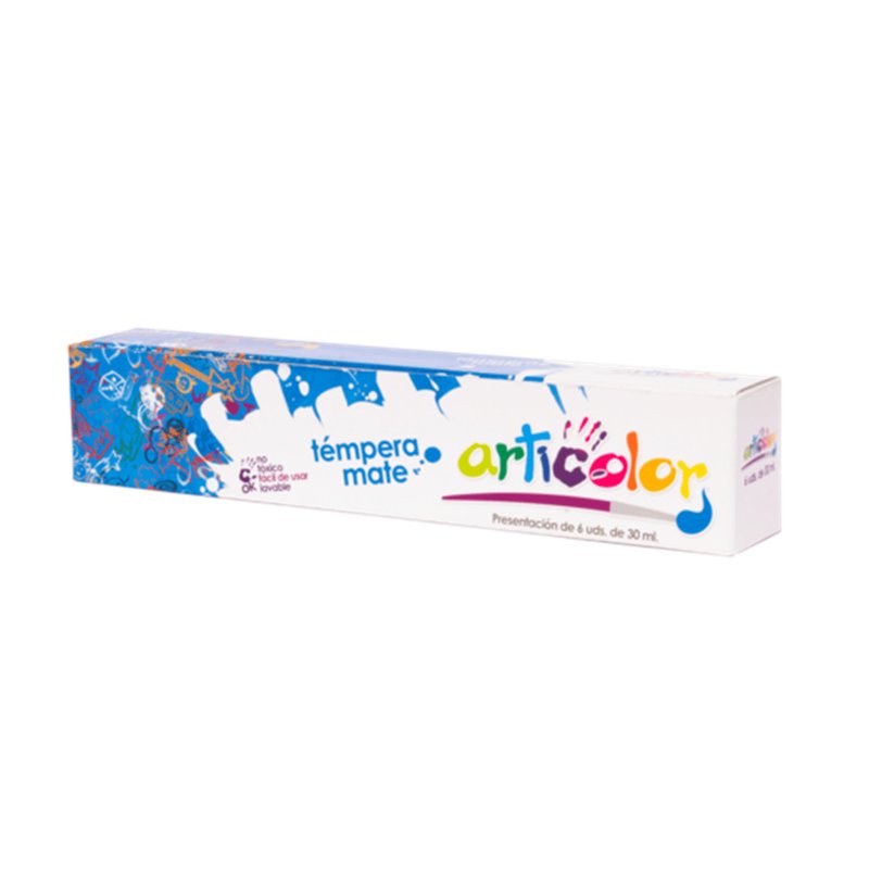 Resistol Tempera Mate 6 Colores 30Ml