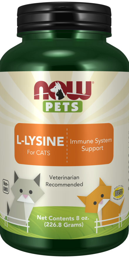 Now Now Pets L-Lysine Powder 8 Oz
