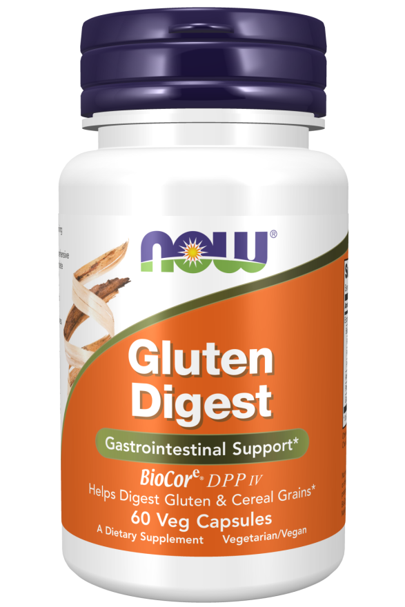 Now Gluten Digest Enzymes 60 Vcaps