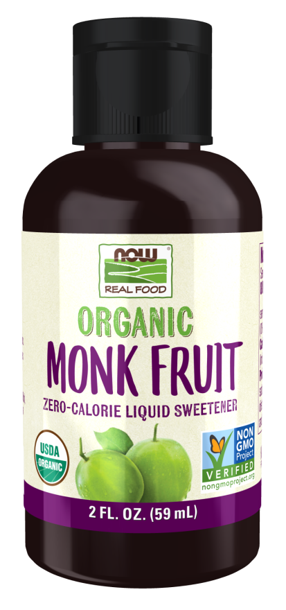 Now Organic Liquid Monk Fruit  2 Oz