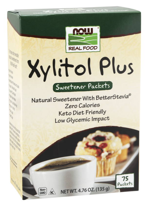 Now Xylitol Plus Packets   75/Box