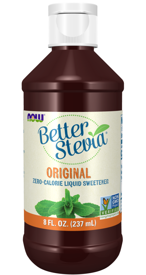 Now Better Stevia Alcohol Liquid 8 Oz