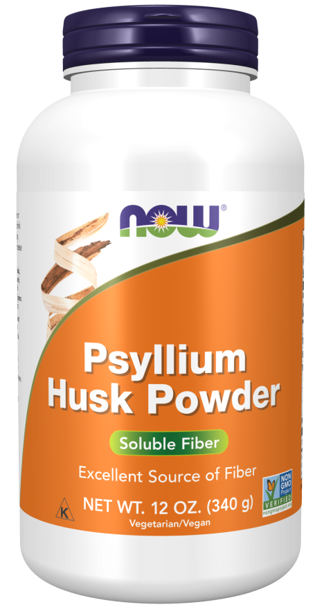 Now Psyllium Husk Powder  12 Oz.
