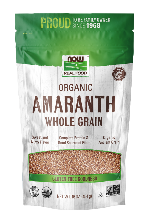Now Amaranth Grain Organic 1 Lb