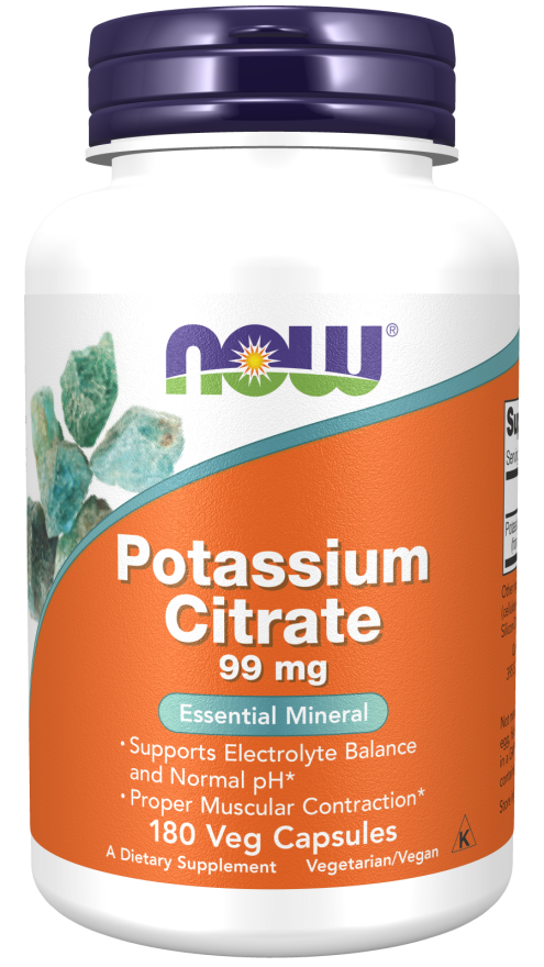 Now Potassium Citrate Caps   180 Vcaps