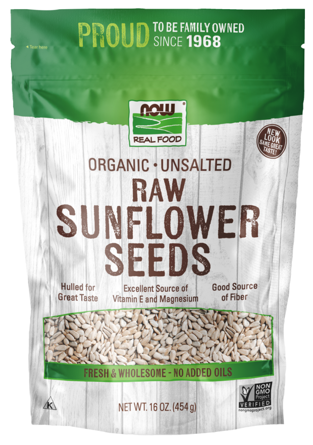Now Sunflower Seeds R/Unsalt  16 Oz