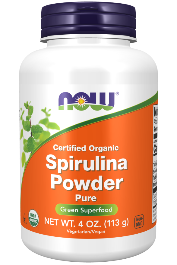 Now Org Spirulina Powder  4 Oz