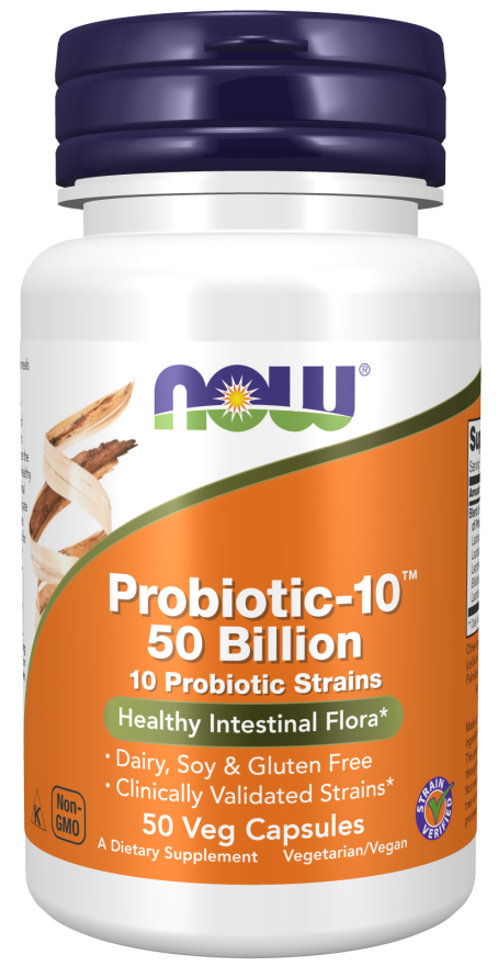 Now Probiotic-10 50 Billion  50 Vcaps