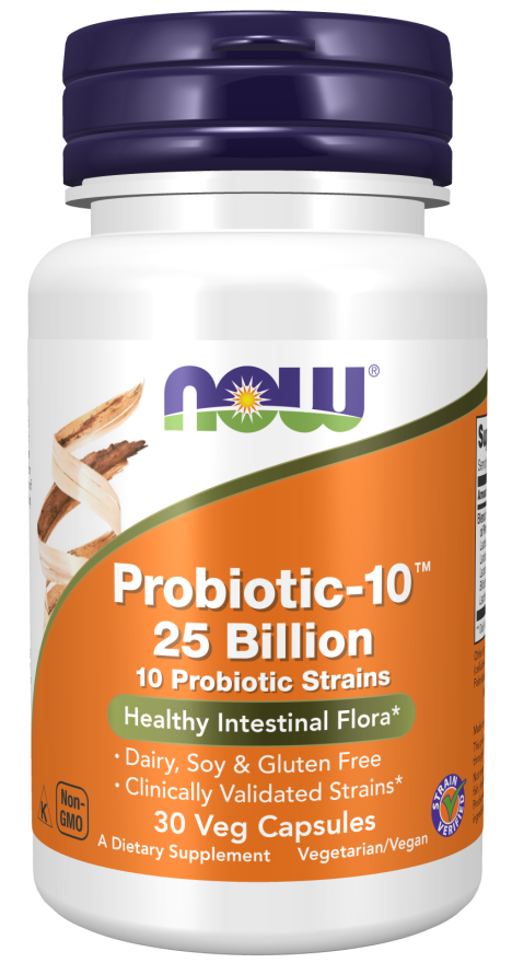 Now Probiotic-10 25 Billion  30 Vcaps