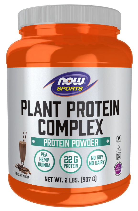 NOW PLANT PROTEIN COMPLEX- CHOCOLATE MOCHA FLAVOR  2 LBS