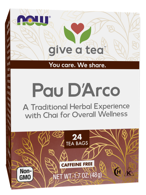 Now Pau D'Arco Tea Bags 24 Bags