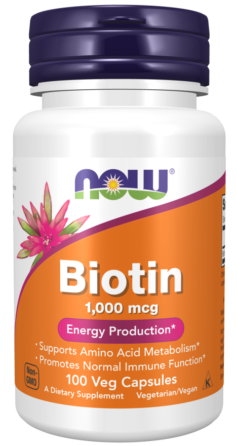 Now Biotin 1000Mcg   100 Vcaps