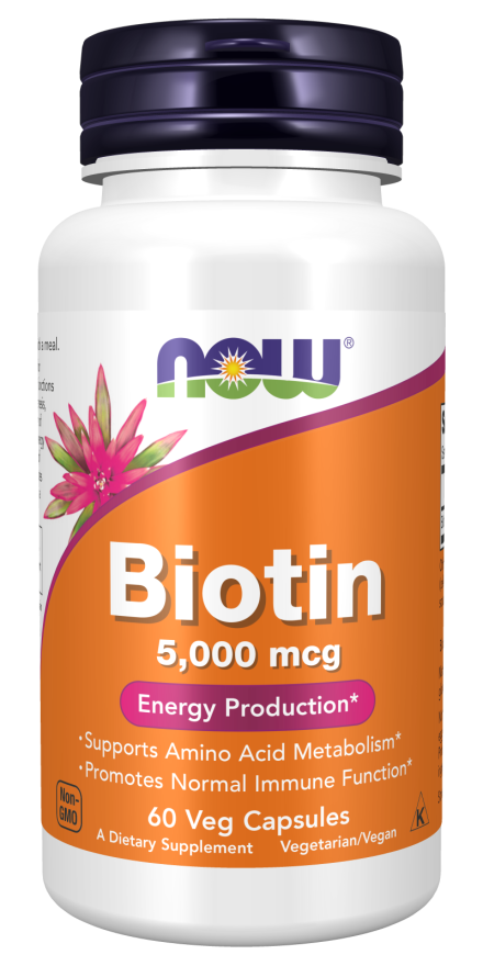 Now Biotin 5000Mcg  120 Vcaps