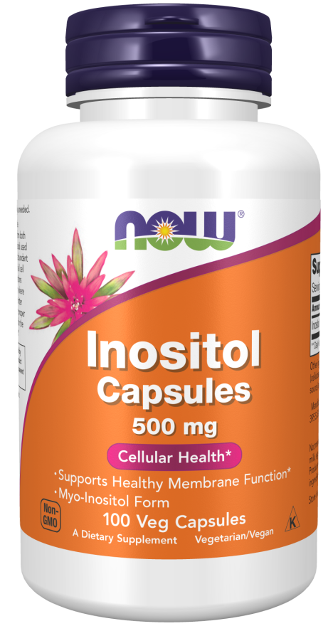 Now Inositol 500Mg  100 Vcaps
