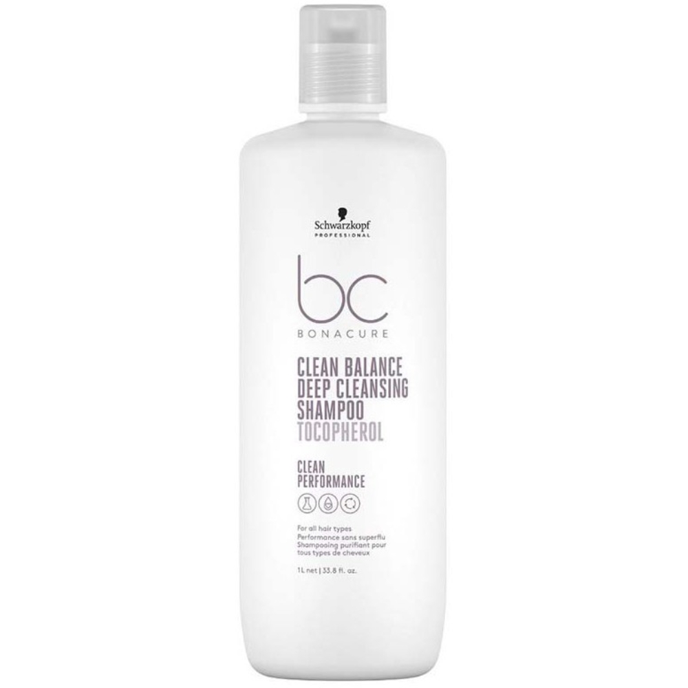 Bonacure Shampoo Clean Balance Deep Cleansing Tocopherol 1Litro