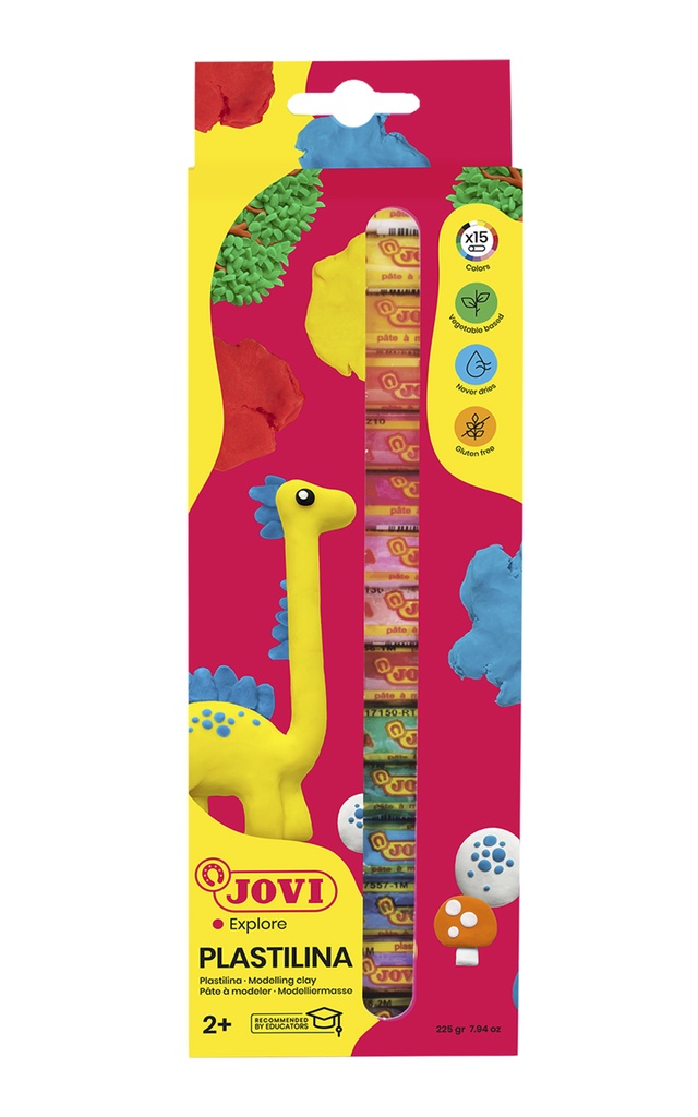 JOVI PLASTILINA 15 COLORES