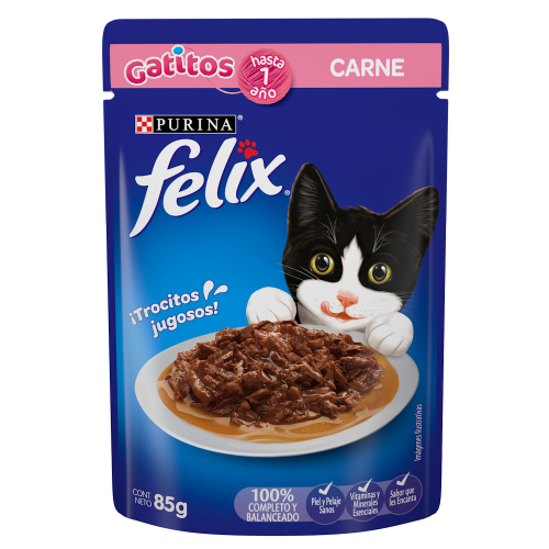 Felix Pouch Gatito Carne 85 gr