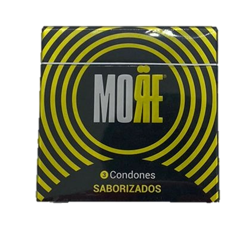 MORE CONDÓN SABORIZADO X3