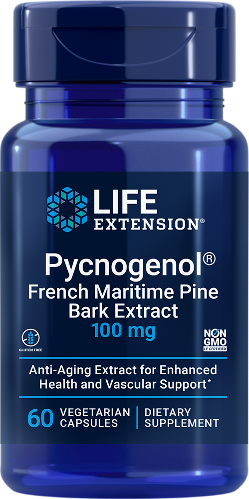 LIFE EXTENSION PYCNOGENOL PINE BARK100M 60CAP