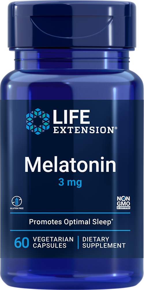 LIFE EXTENSION MELATONIN 3MG 60CAPS