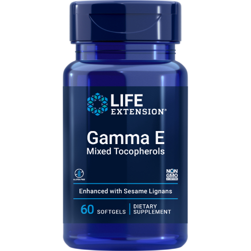 LIFE EXTENSION GAMMA E MIXED TOCOPHEROLS 60 CAP