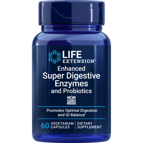 LIFE EXTENSION ENHNCD SUP-DIGEST ENZYMPROBIO60CAP