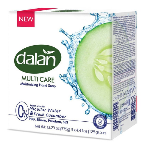 Dalan Jabon Micelar Pepino 125Gr X 3Pack
