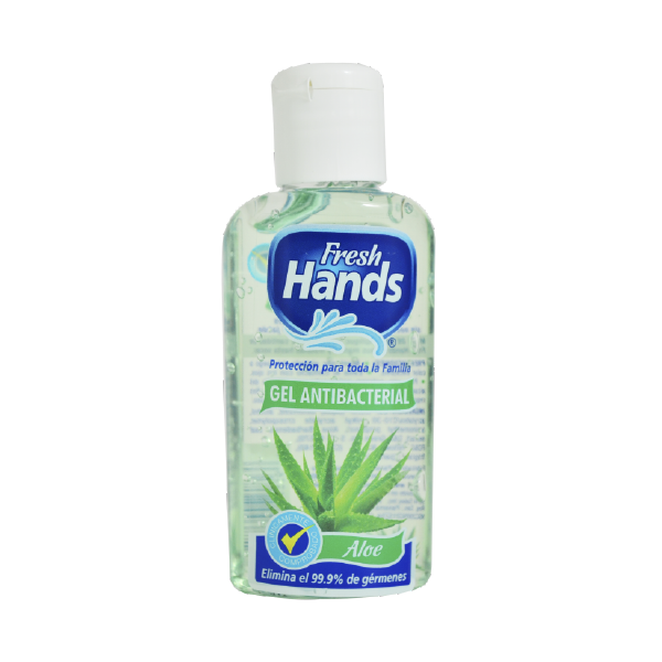 Fresh Hands Gel Antibacterial Aloe 2OZ