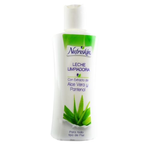 [02000144] NUTRISKIN LECHE LIMPIADORA FACIAL ALOE 180 ML