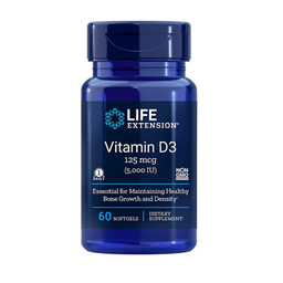 [1002503] LIFE EXTENSION VITAMINA D3 5000 U 60CAP