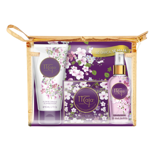 [1150906] Maja Set Plum Blossom Body Splash 60 Ml + Crema 80 Ml + Jabon Barra 100 Grs