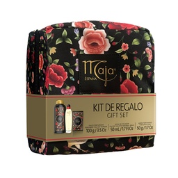 [1154217] MAJA SET CLASICA TALCO 100 GRS +ED T50+ JABON 50GRS + COSMETIQUERA