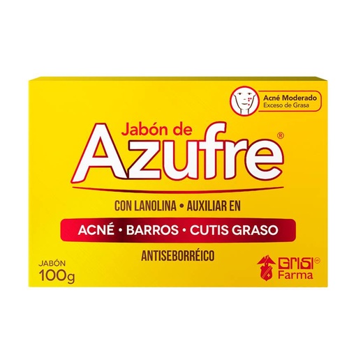 [1002561] Grisi Jabon En Barra Azufre 100 Gr