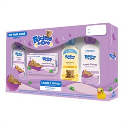 [1151771] RICITOS DE ORO  SET VIAJERO LAVANDA 
